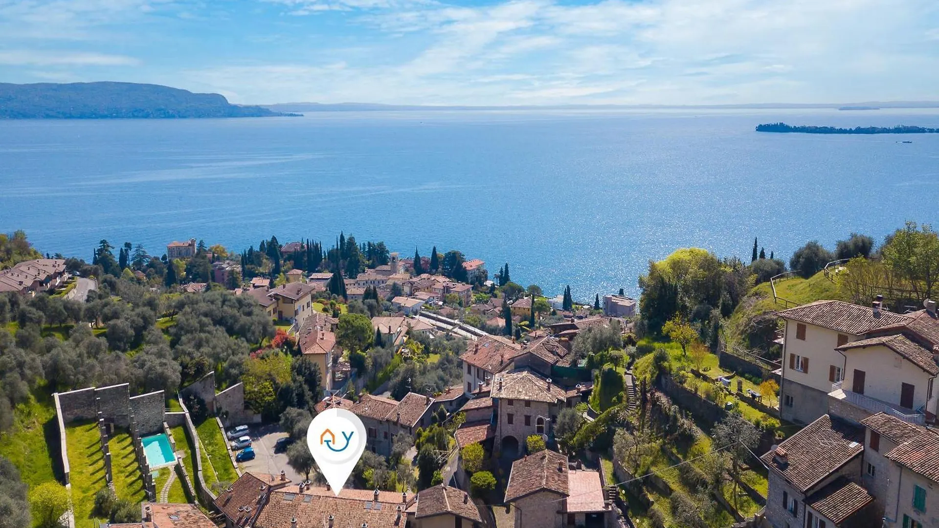 Luminose House With Shared Pool Daire Gardone Riviera İtalya